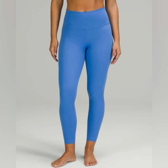 Lululemon Wunder Under Leggings Blue Nile - Picture 2 of 6